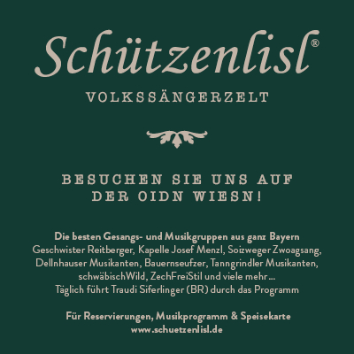 banner_schützenlisl Volksmusikakademie in Bayern – SINGEN. TANZEN. MUSIZIEREN. Erstklassige Probenräume – www.volksmusikakademie.de – Wir freuen uns auf Dich.